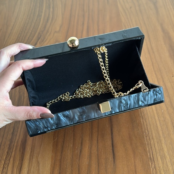 Marble Acrylic Clutch - Picture 2 of 5